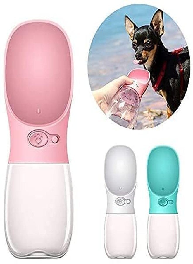 LAYZOO Dog Water Bottle, Leak Proof Portable Puppy Water Dispenser Drinking Feeder Pet Care Cup for Outdoor Walking, Hiking, Travel (350ml) - Image 2